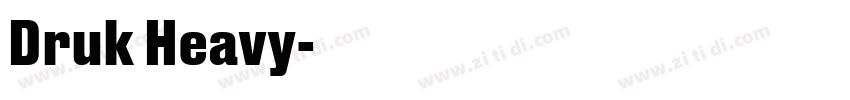Druk Heavy字体转换 Druk Heavy字体转换